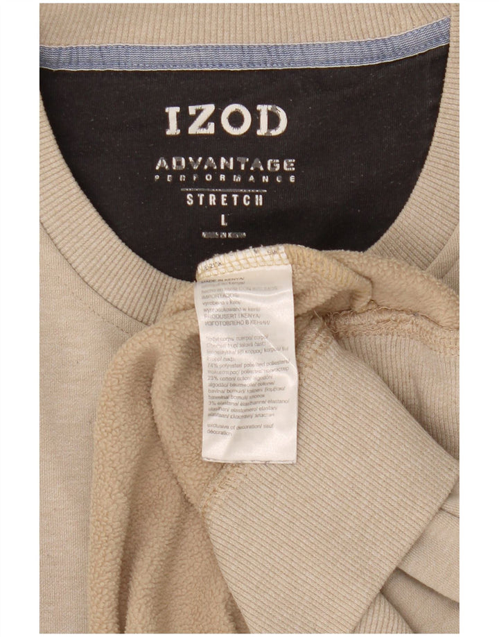 Izod Sweat Homme Pull Large Gris Polyester