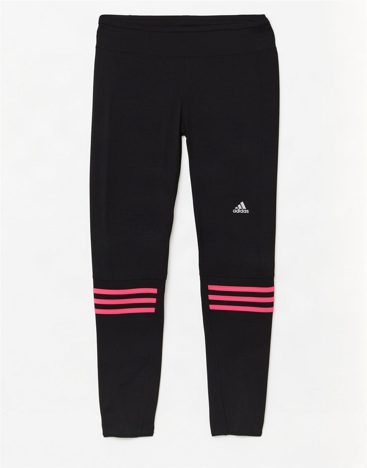 Adidas Legging court pour femme UK 12/14 Polyester noir moyen