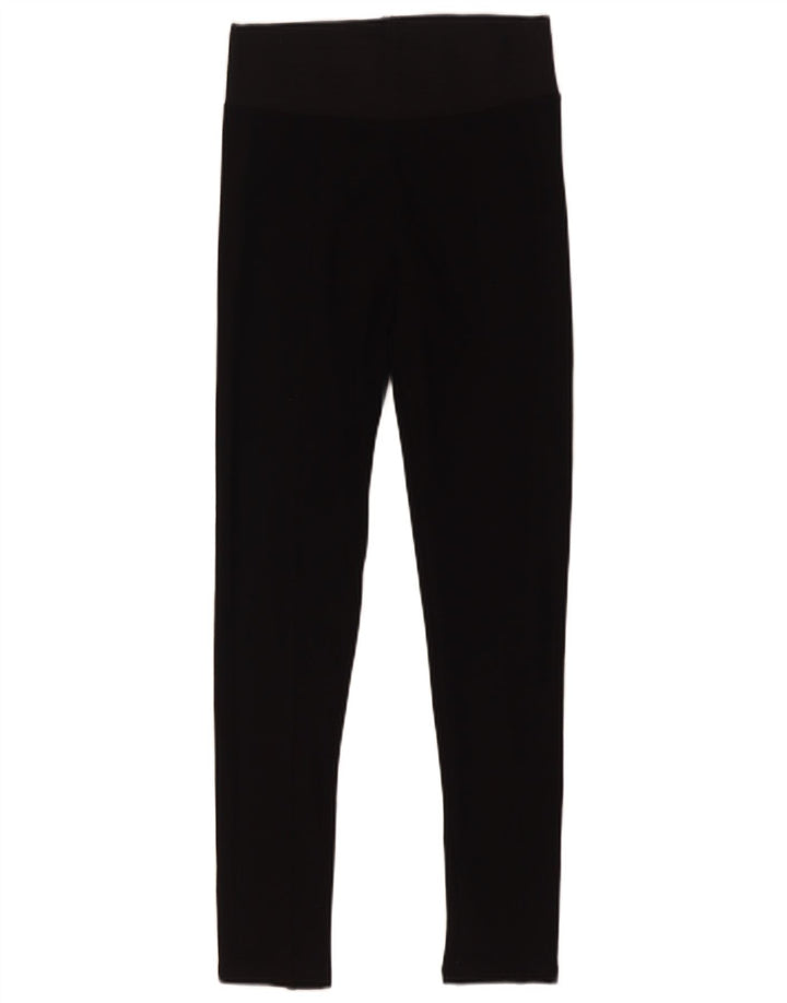 Zara Femme Leggings UK 8 Small Noir Viscose