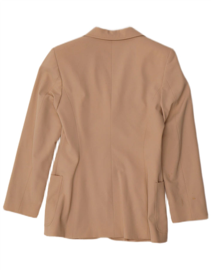 Penny Black Veste blazer à 2 boutons pour femme UK 6 XS Beige Polyester