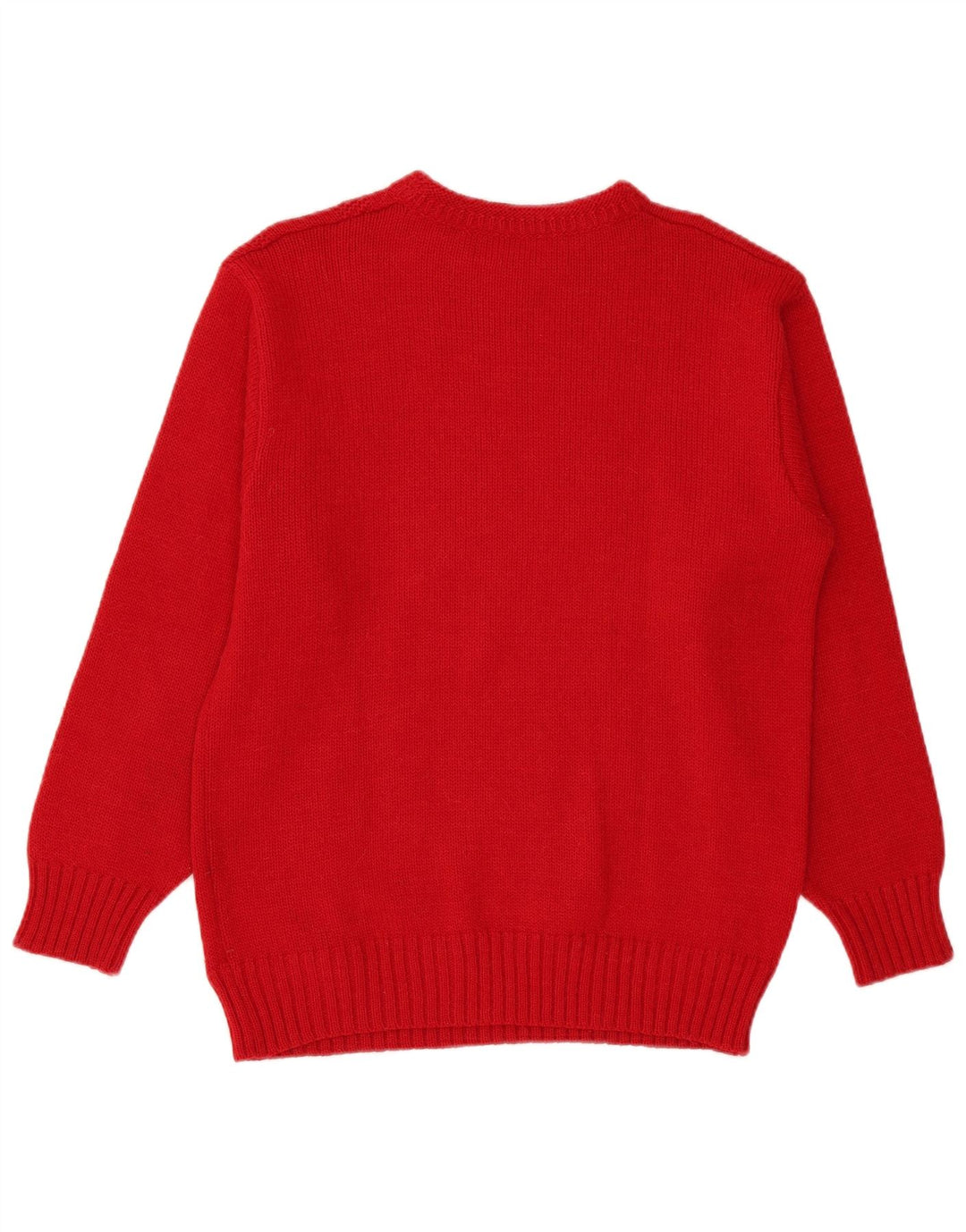 By American Pull à col rond pour homme Rouge moyen Fair Isle