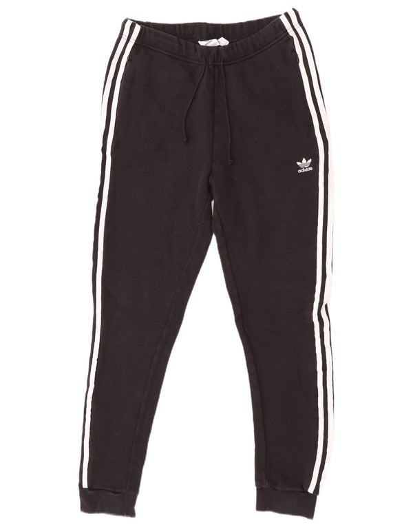 Adidas Pantalon de survêtement pour femme Joggers UK 12 Coton noir moyen