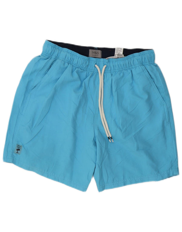 Marks & Spencer Short de Bain Homme Bleu Moyen Polyester