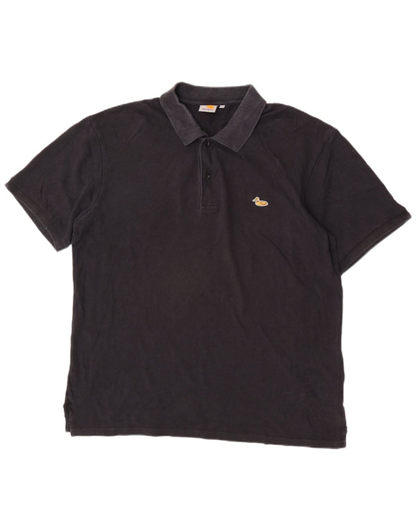 Carhartt Polo Homme 2XL Coton Noir