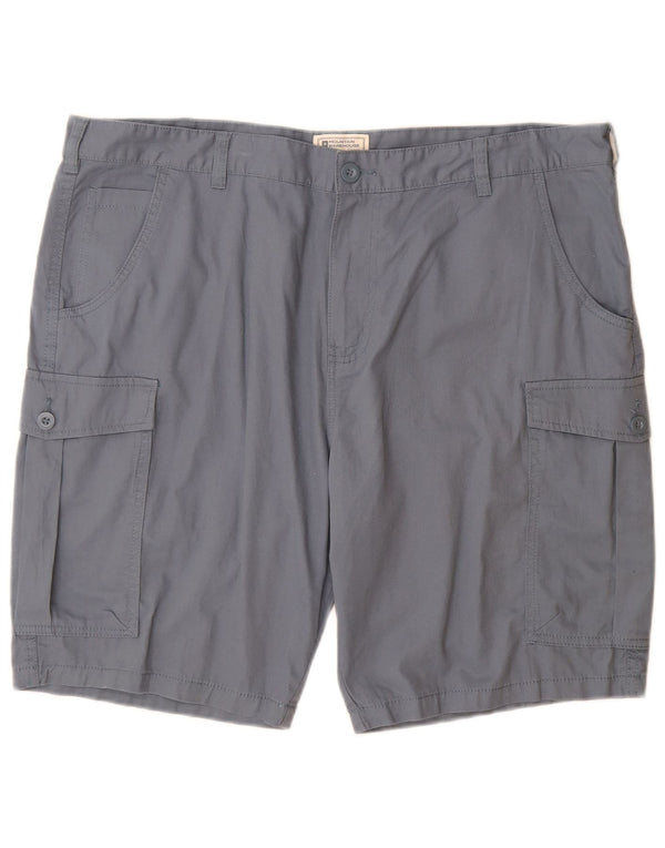 Mountain Warehouse Short Cargo Homme W40 XL Bleu Coton