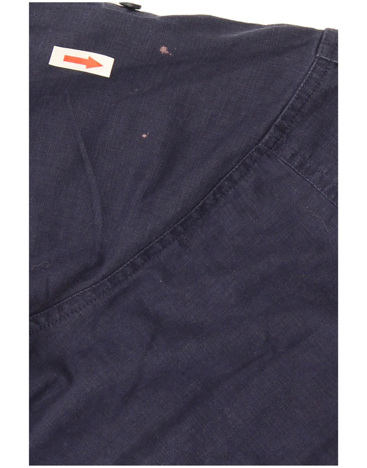Fila Chemise à Manches Courtes Militaire Homme Bleu Marine Moyen