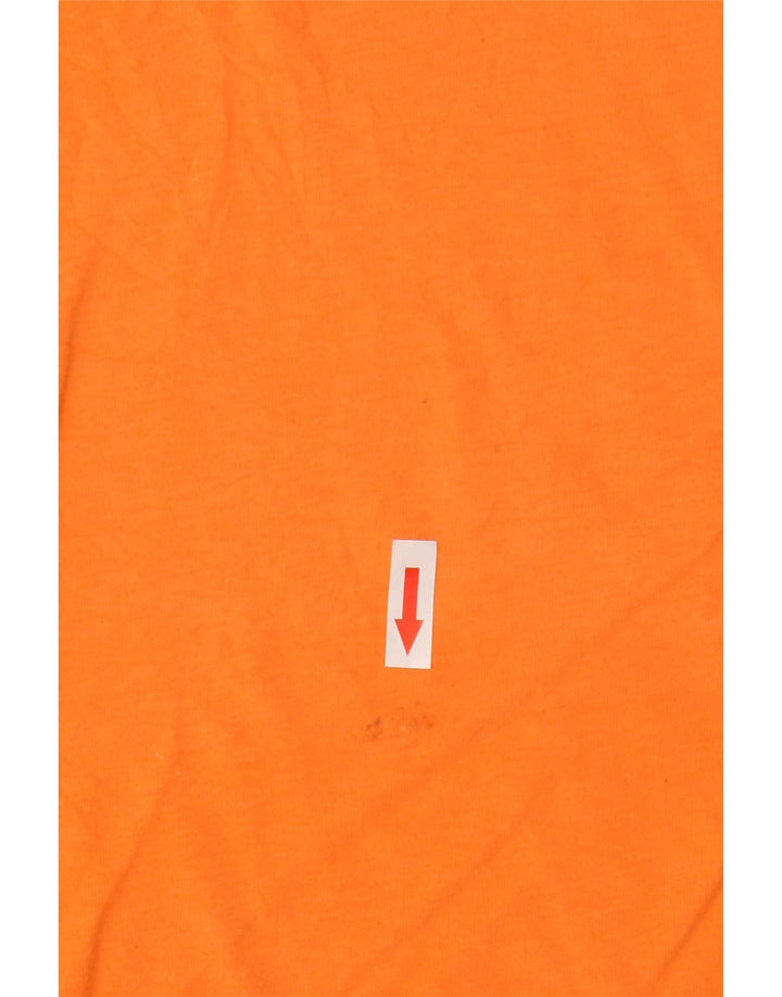 Penguin T-Shirt Graphique Homme Orange Moyen Coton