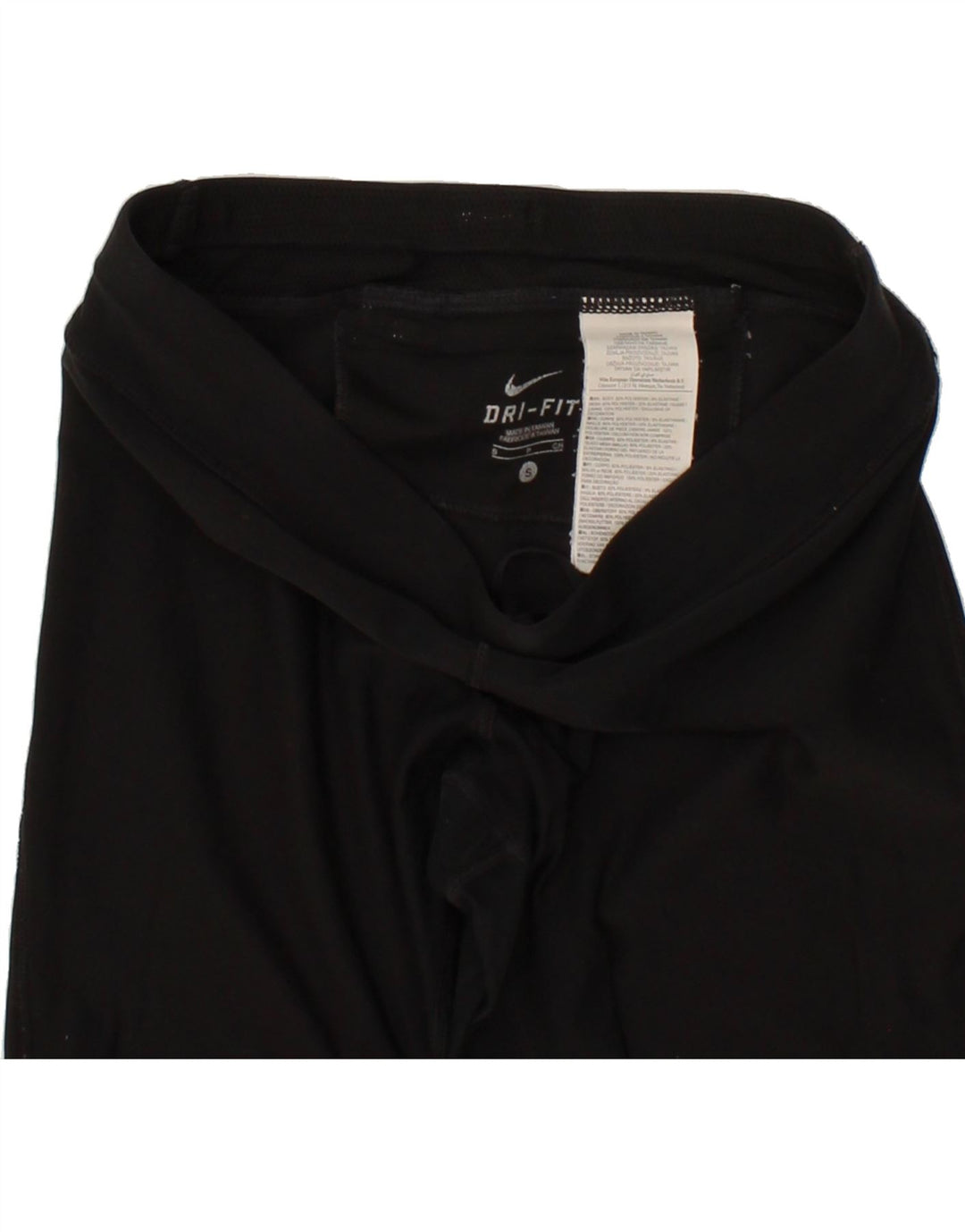 NIKE Womens Dri Fit Bermuda Sport Shorts UK 10 Small  Black Polyester Vintage Nike and Second-Hand Nike from Messina Hembry 