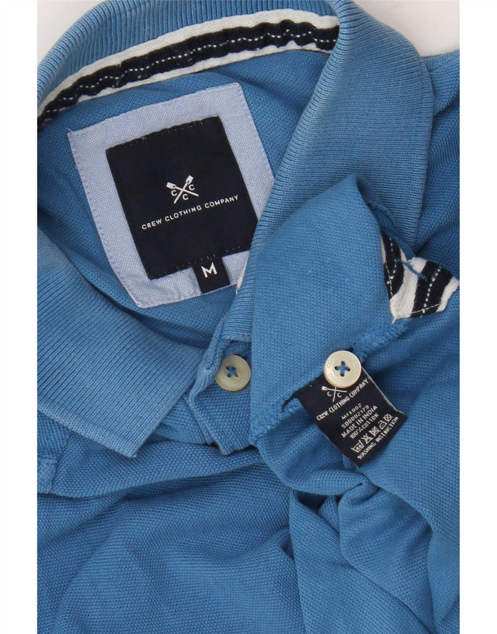 Crew Clothing Polo Homme Bleu Moyen Coton