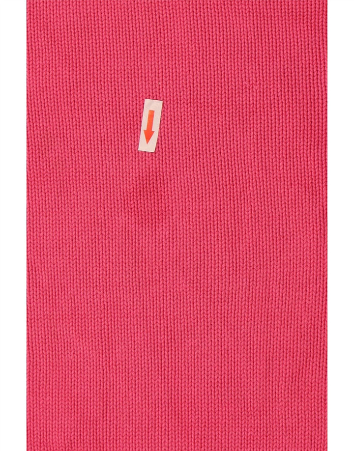 Marks & Spencer Pull surdimensionné à col rond pour femme UK 10 Petit Rose