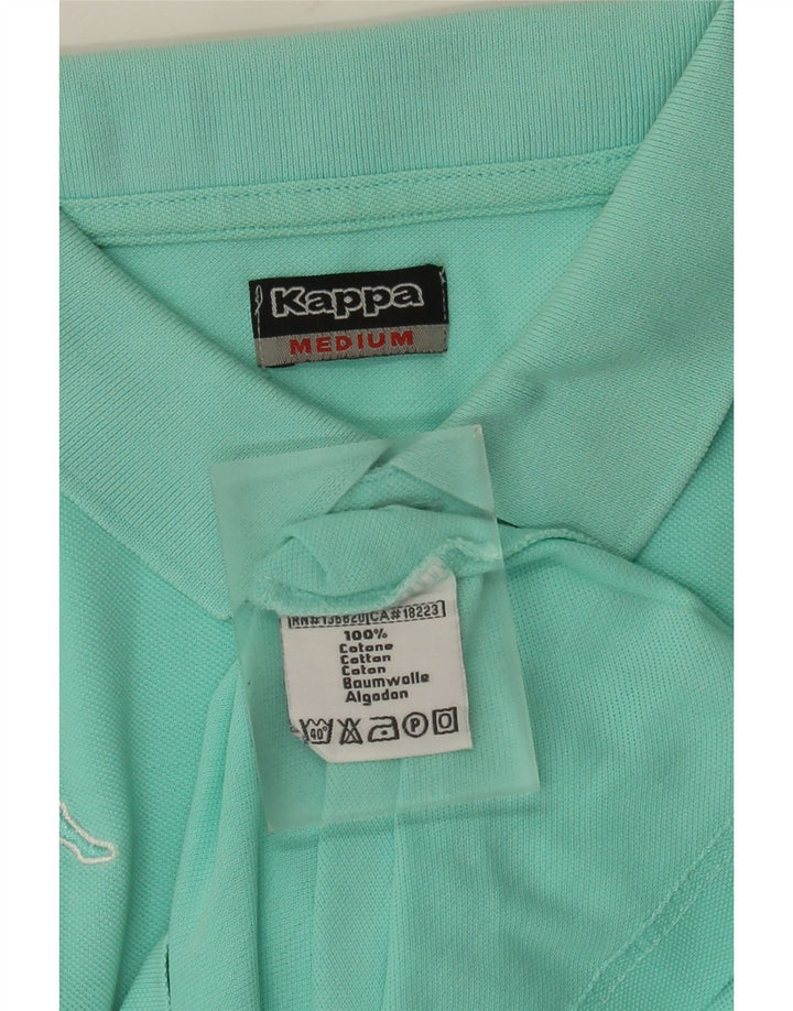 KAPPA Polo Homme Coton Turquoise Moyen