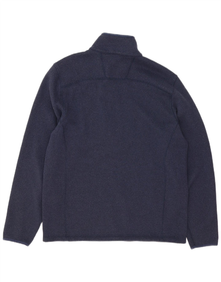 The North Face Pull à col zippé pour homme Bleu marine moyen Polyester