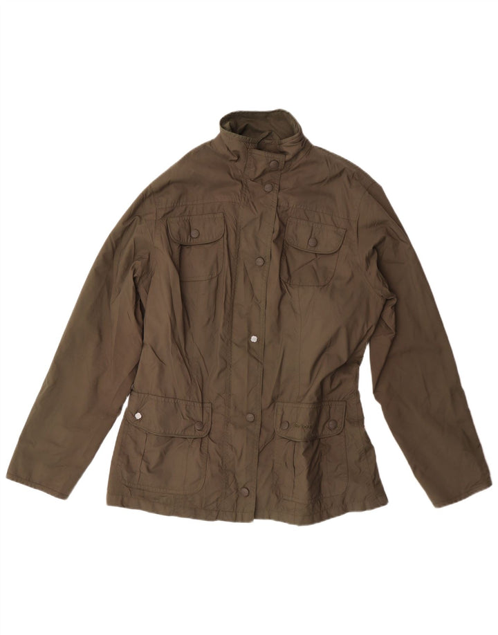 Barbour Veste utilitaire femme UK 14 Large Kaki Polyamide