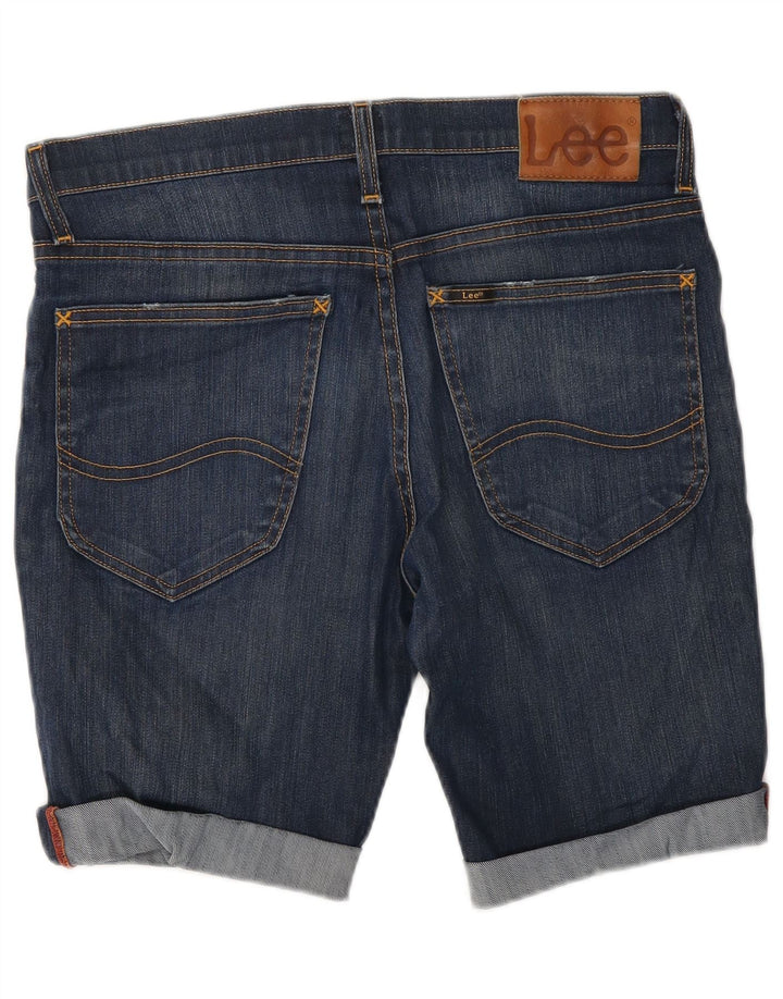 Lee Short En Jean Jegger Femme W31 Bleu Moyen Coton