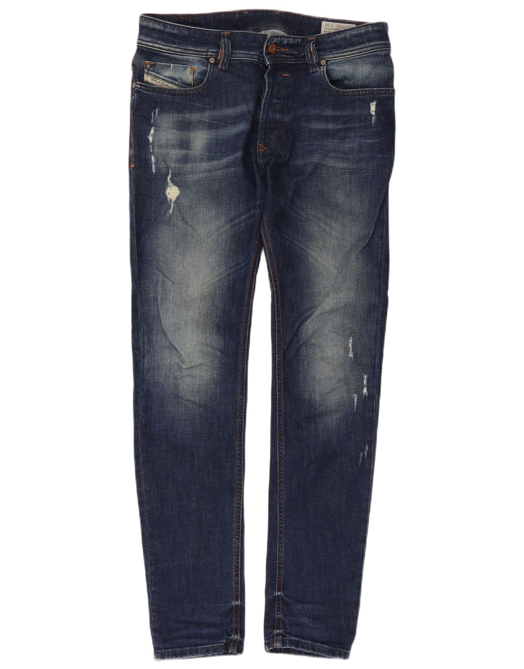 DIESEL Jean skinny slim vieilli Sleenker pour homme W30 L30 bleu coton