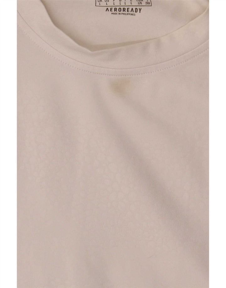 Adidas Hommes Aeroready T-Shirt Haut Grand Blanc Polyester