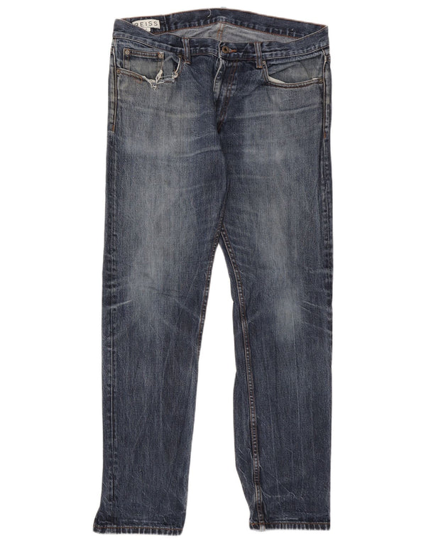 Reiss Jean droit W36 L31 bleu coton homme