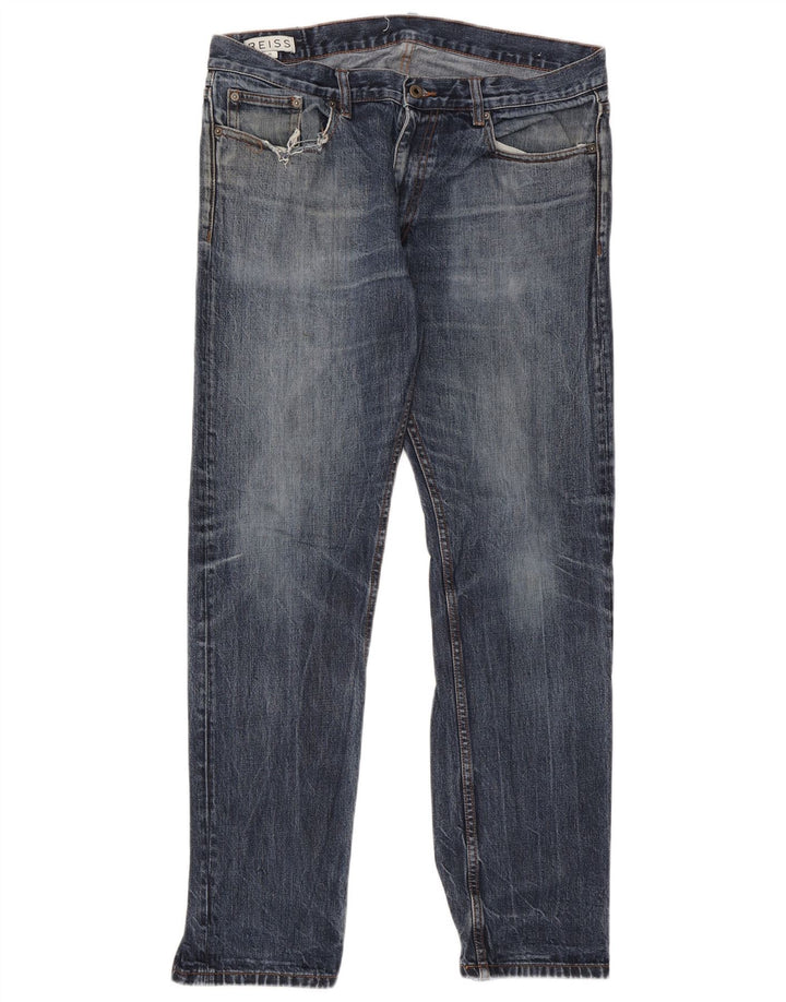 Reiss Jean droit W36 L31 bleu coton homme