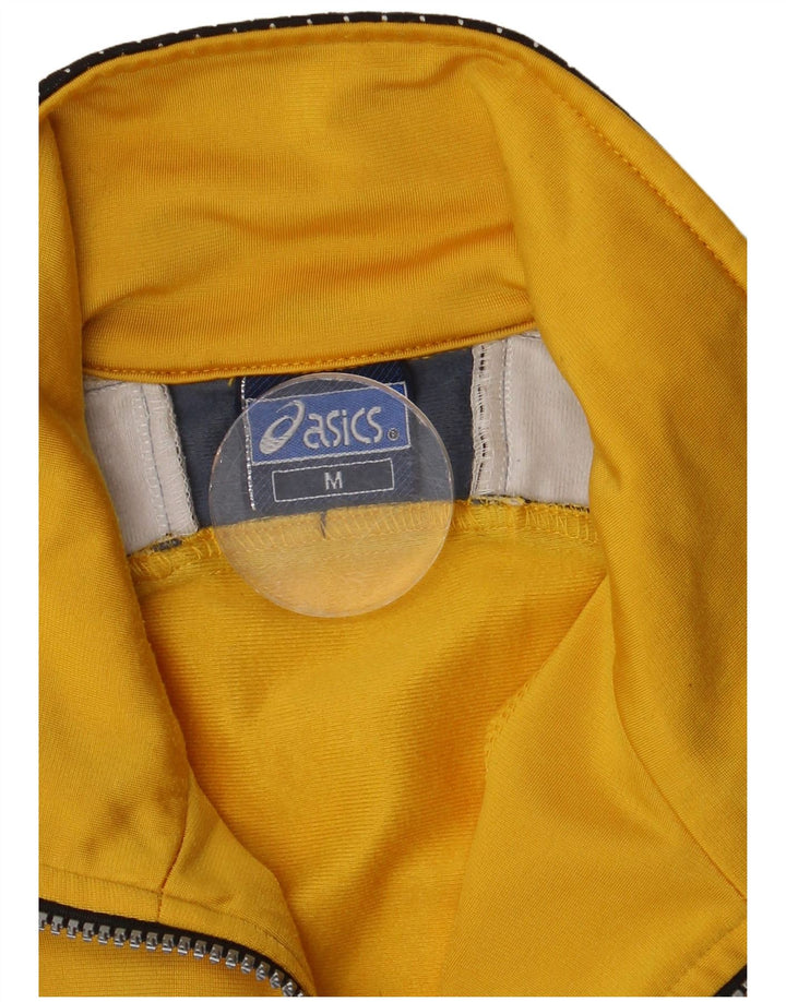 ASICS Veste de Survêtement Graphique Homme Jaune Moyen Colorblock