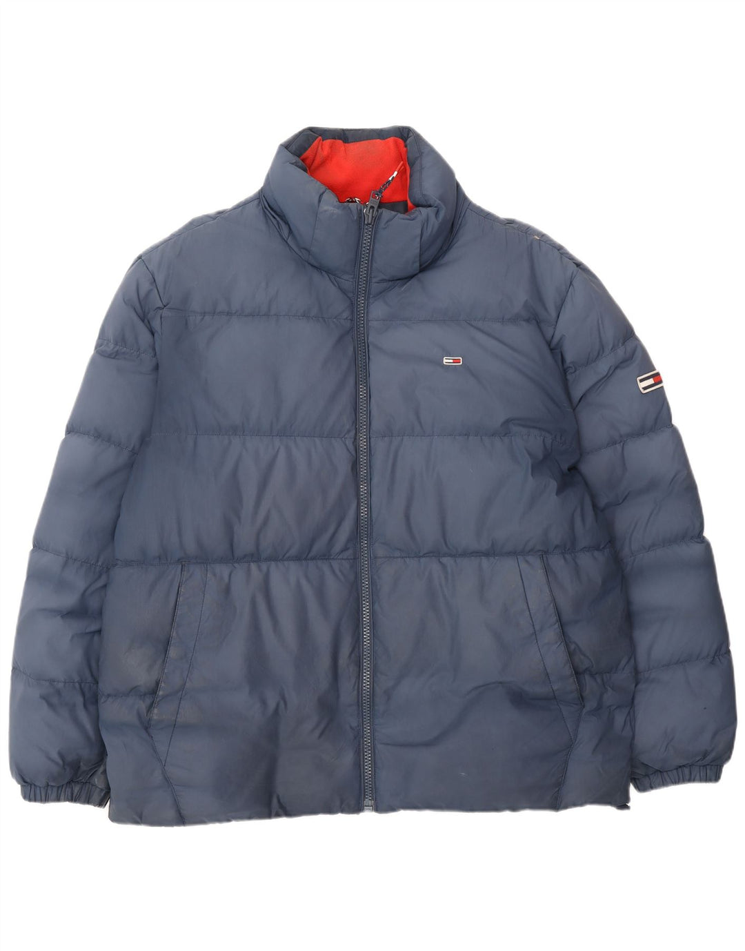 Tommy Hilfiger Veste matelassée pour homme UK 42 XL Bleu marine Polyester