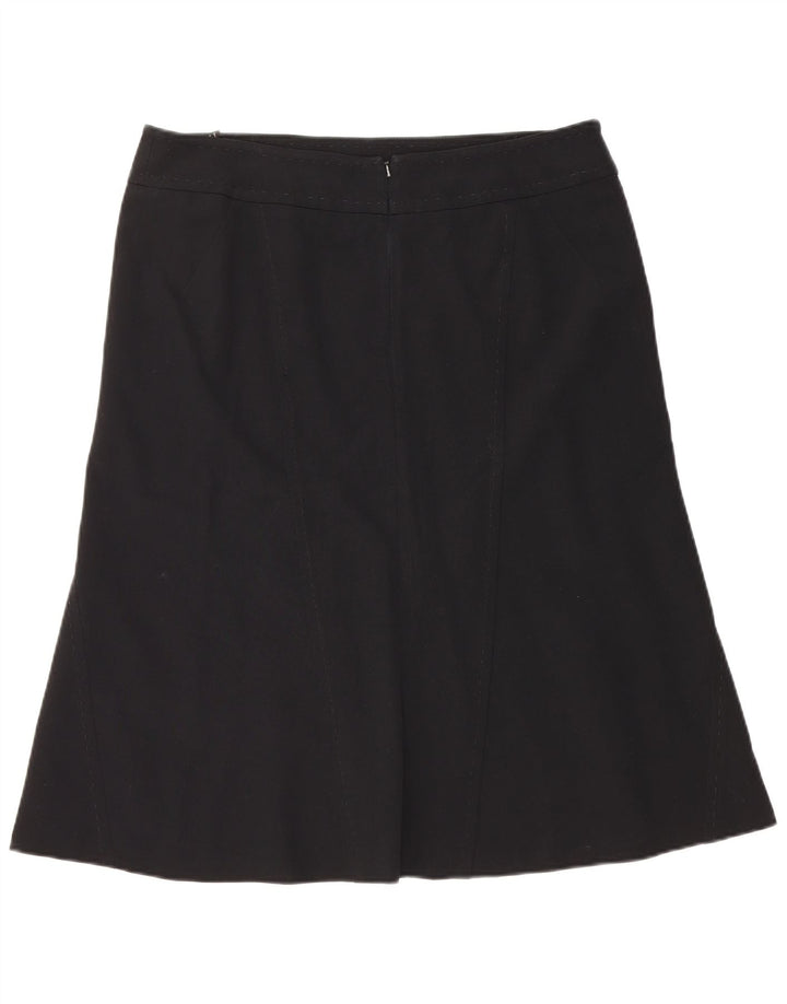 COAST Jupe trapèze pour femme UK 16 Large W34 Noir Polyester