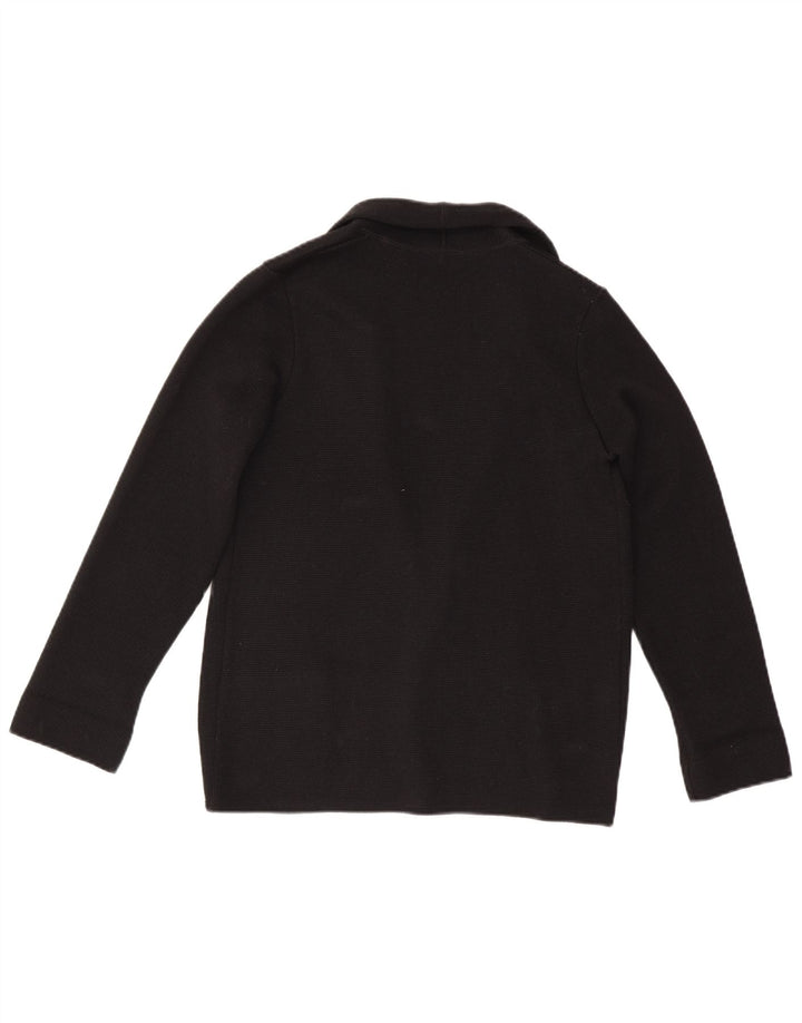 vintage Femme Cardigan Pull IT 46 Grand Noir