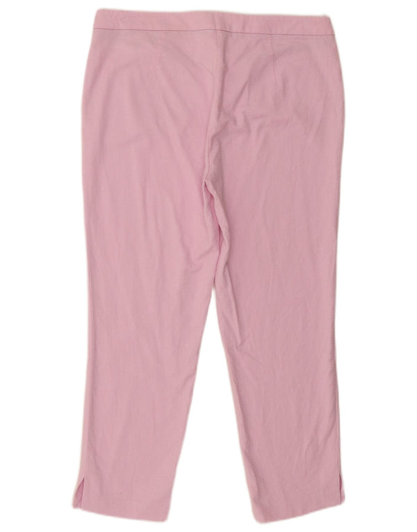 Trussardi Pantalon court fuselé IT 44 Medium W32 L24 Coton Rose