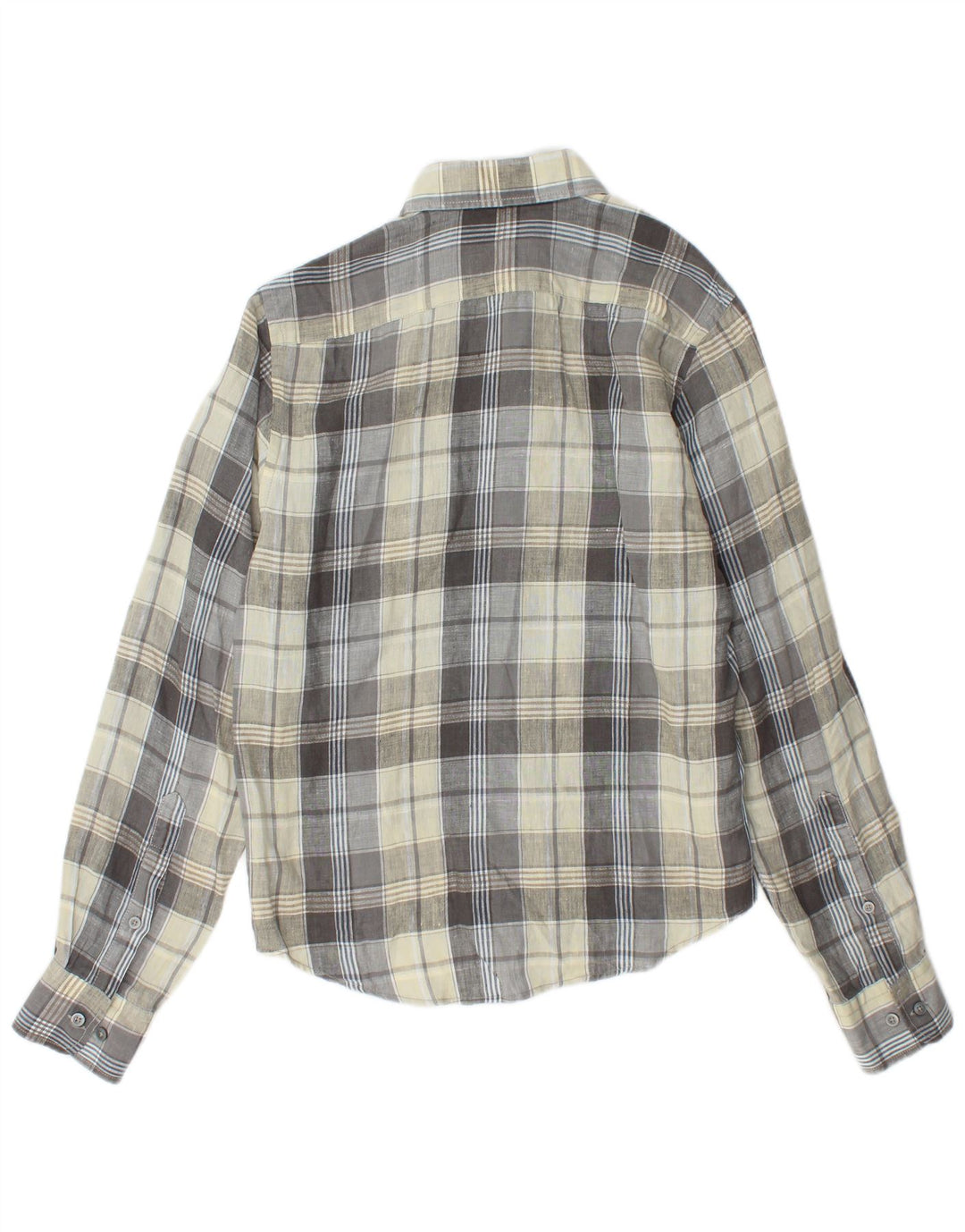 MARLBORO CLASSICS Chemise Slim Fit Homme Petit Carreau Multicolore Lin