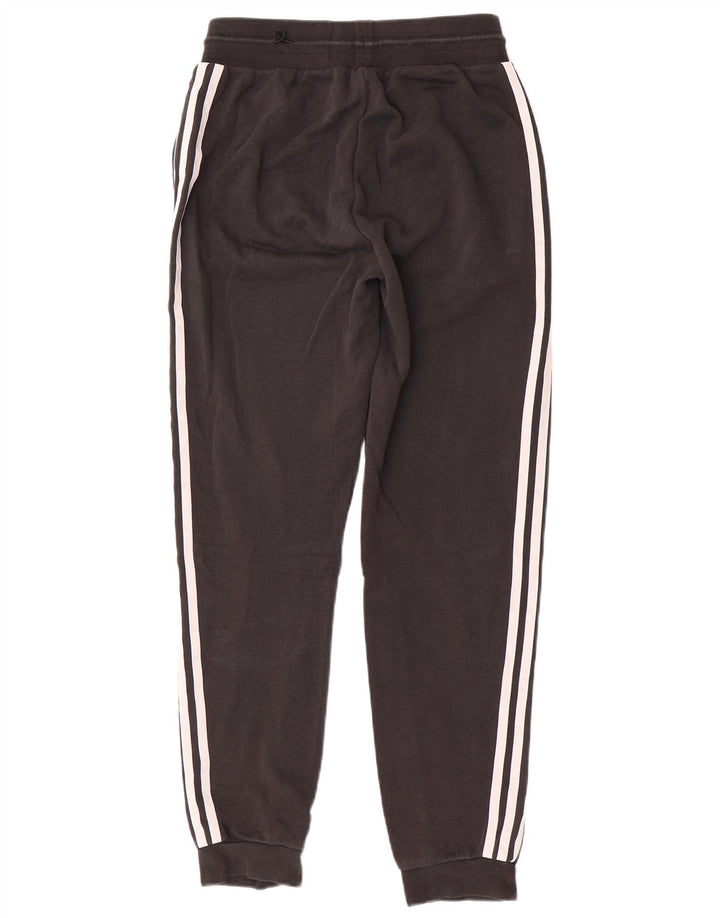 ADIDAS Pantalon de survêtement pour femme Joggers UK 10 Small Noir Polyester