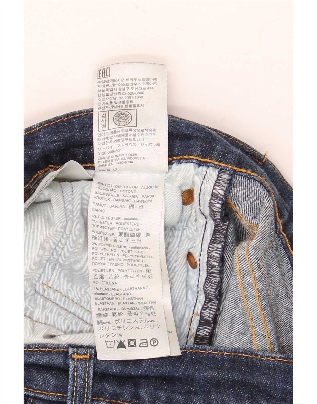 Levi's Jean Slim 511 Homme Bleu W31 L30 Coton