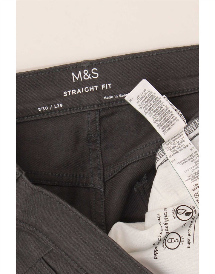 Marks & Spencer Jean droit femme W30 L29 coton gris