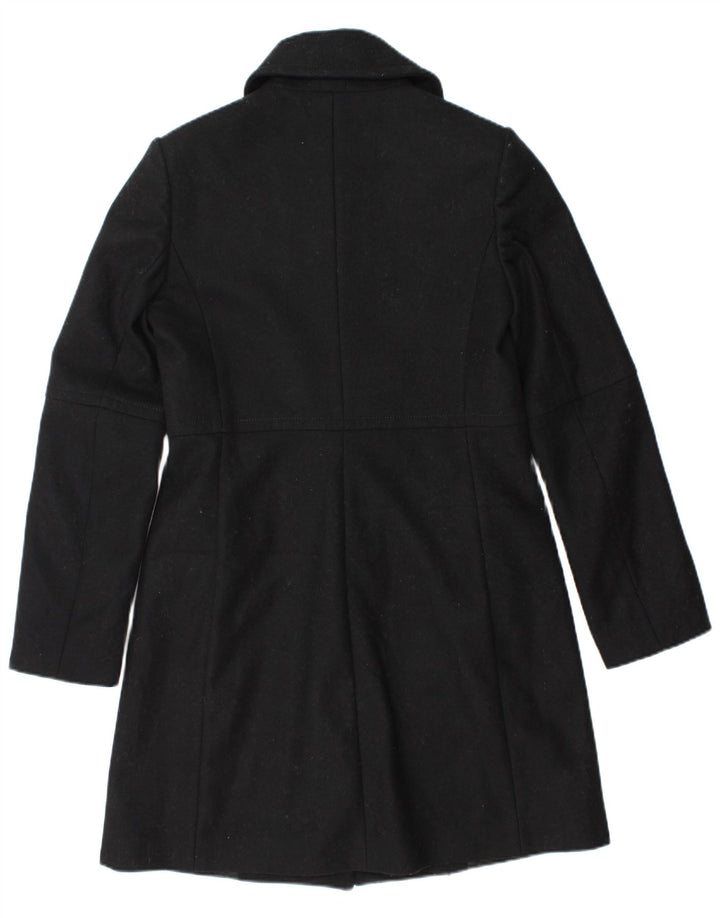 Benetton Pardessus Femme IT 42 Laine Noir Moyen