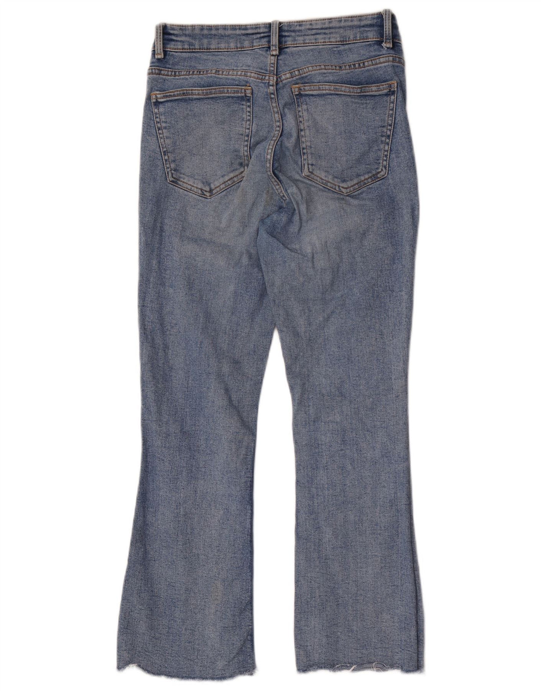 Zara Jeans Bootcut Femme EU 38 Small W28 L26 Bleu Coton