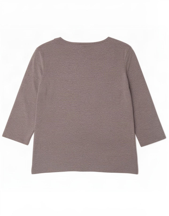 Canda Haut Femme Manches 3/4 UK 10 Petit Gris Moucheté