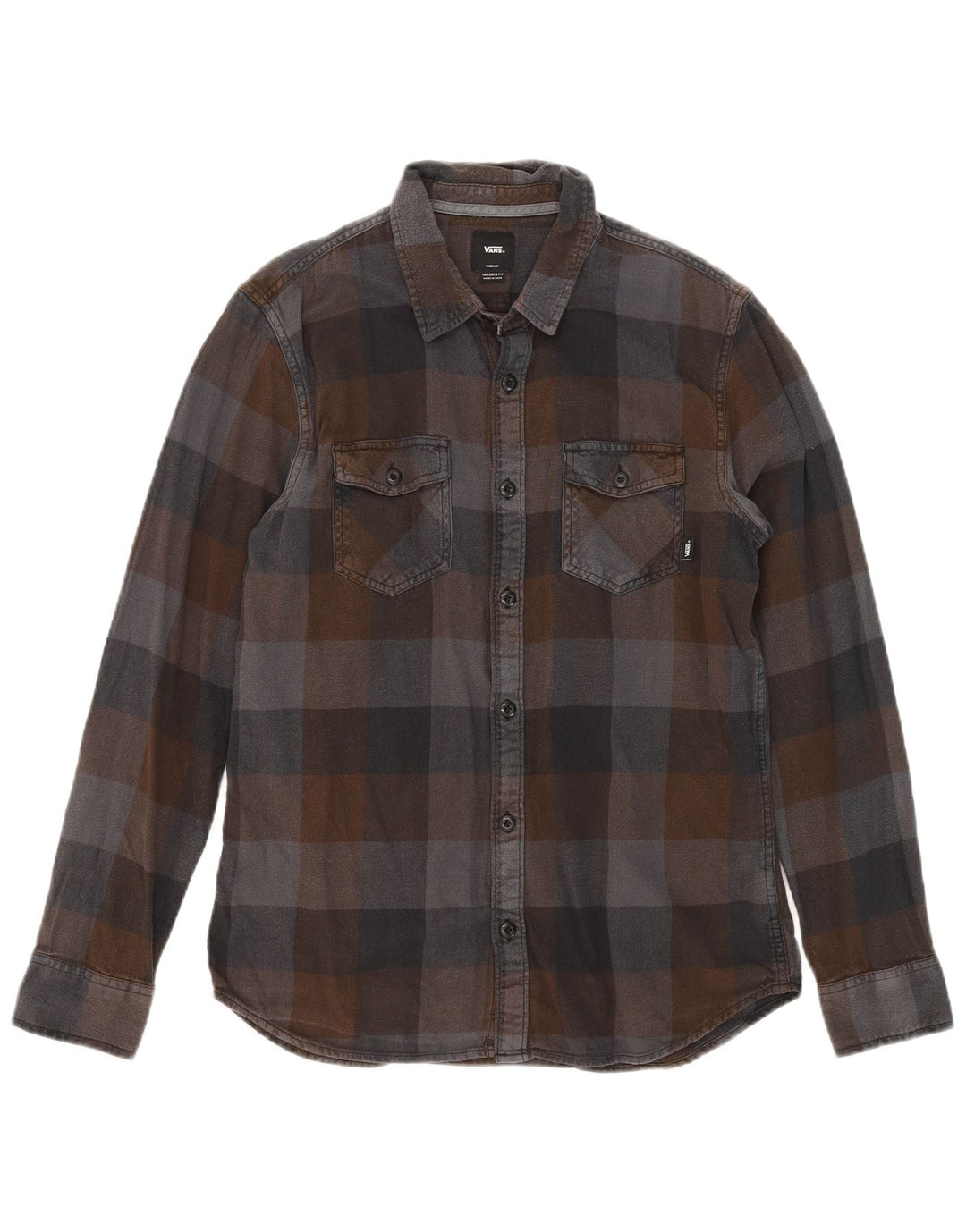 Vans Chemise en flanelle coupe ajustée en coton à carreaux multicolore moyen homme