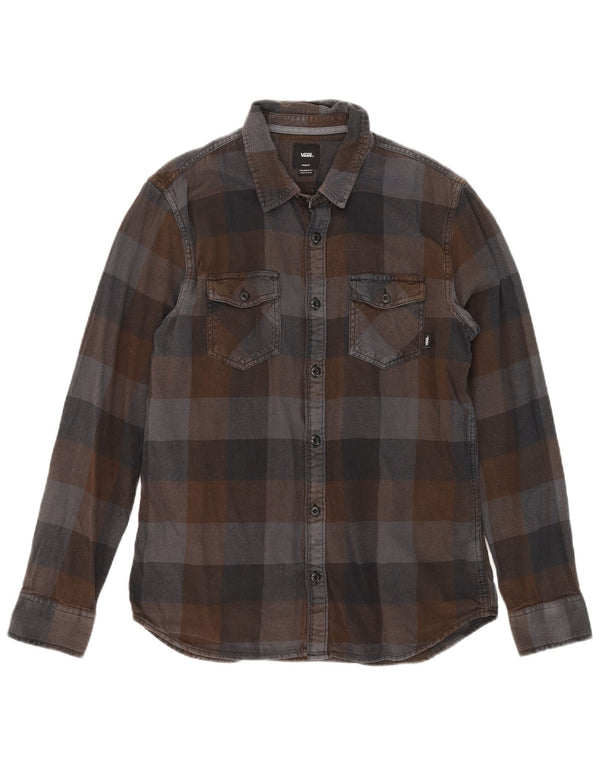 Vans Mens Tailored Fit Flannel Shirt Medium Multicoloured Check Cotton