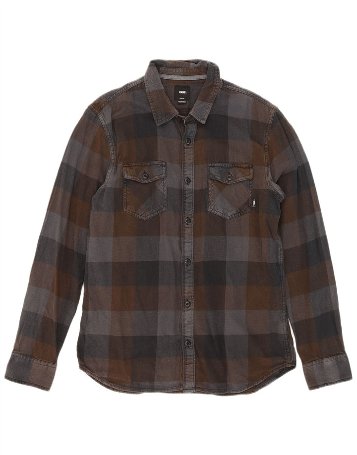 Vans Chemise en flanelle coupe ajustée en coton à carreaux multicolore moyen homme