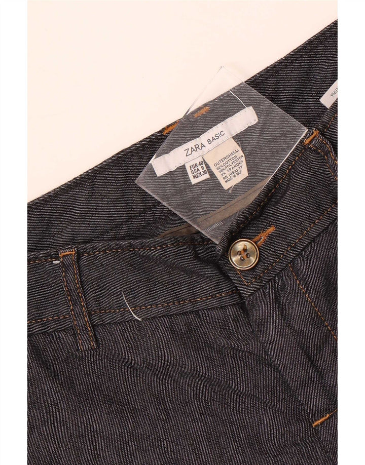 Zara Bermuda Chino Femme EU 40 Medium W30 Coton Noir