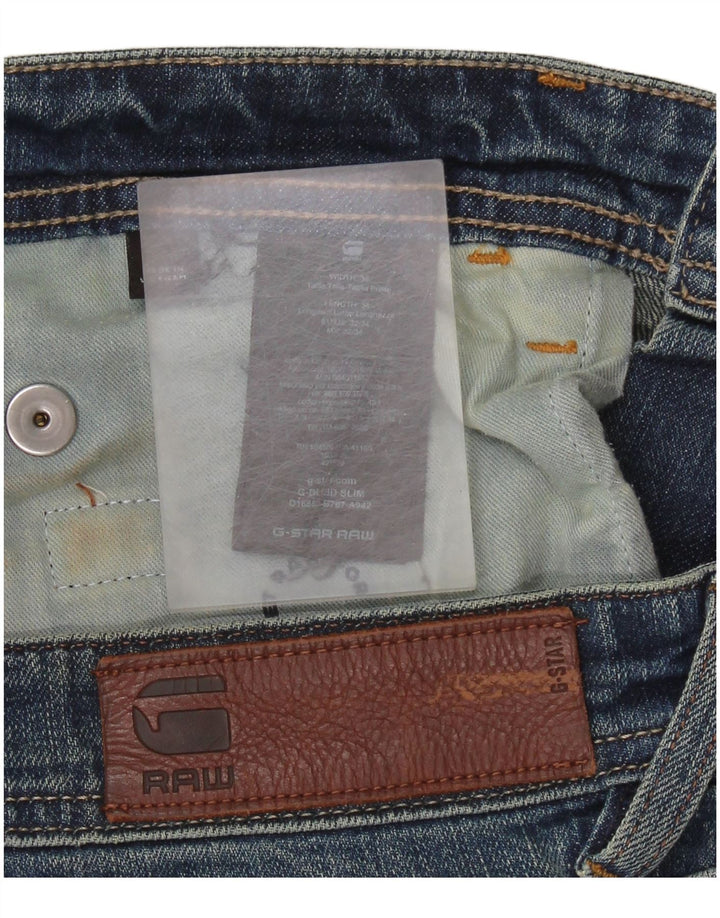 G-STAR Jean Slim Homme W32 L34 Bleu Coton