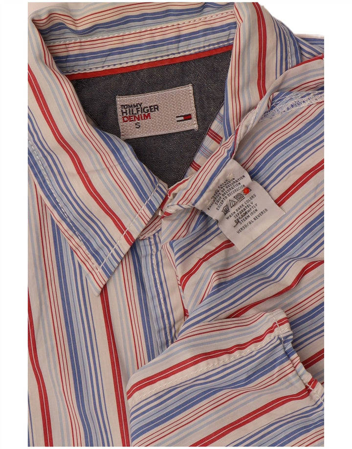 Tommy Hilfiger Chemise Homme Petit Coton Rayé Multicolore