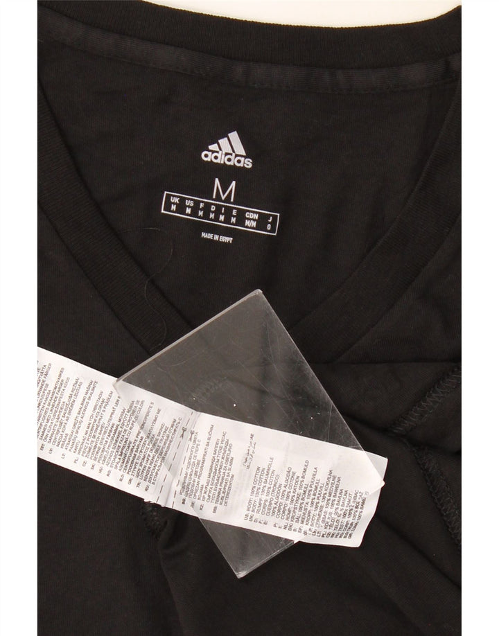ADIDAS T-Shirt Homme Haut Noir Moyen Coton