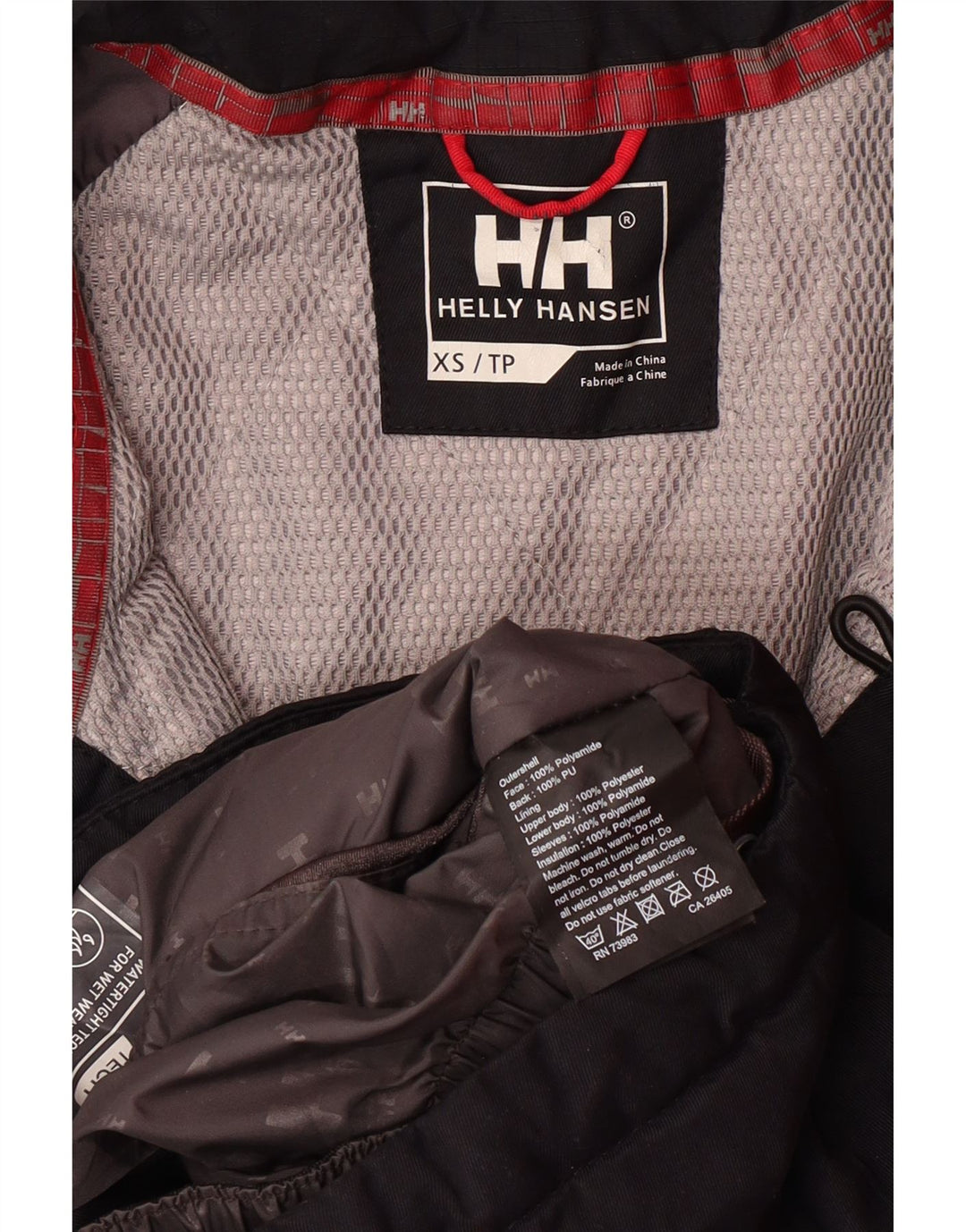 HELLY HANSEN Veste coupe-vent graphique pour homme UK 34 XS Noir Colourblock