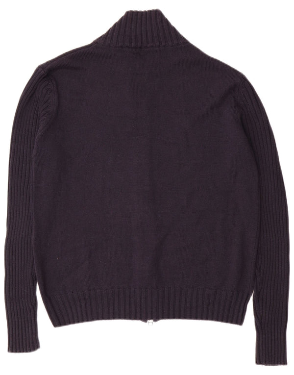 Marina Militare Pull Cardigan Femme UK 18 XL Bleu Marine Coton