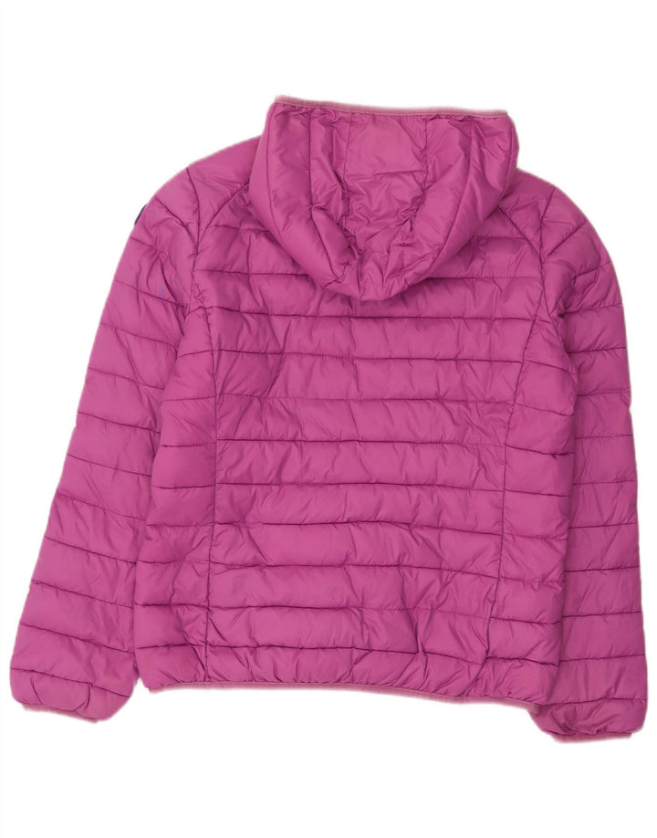 Invicta Veste matelassée à capuche pour femme UK 18 XL Violet Polyamide