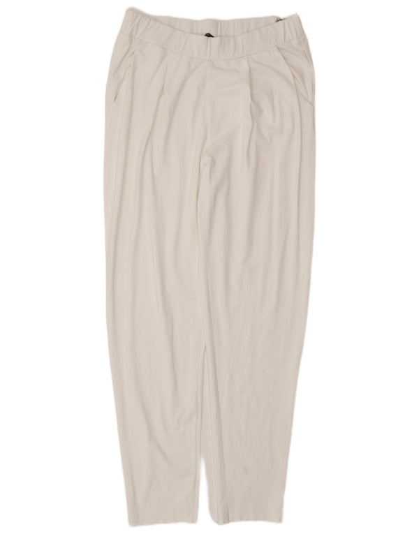 Marks & Spencer Pantalon chino fuselé pour femme UK 12 Medium W30 L30 Blanc