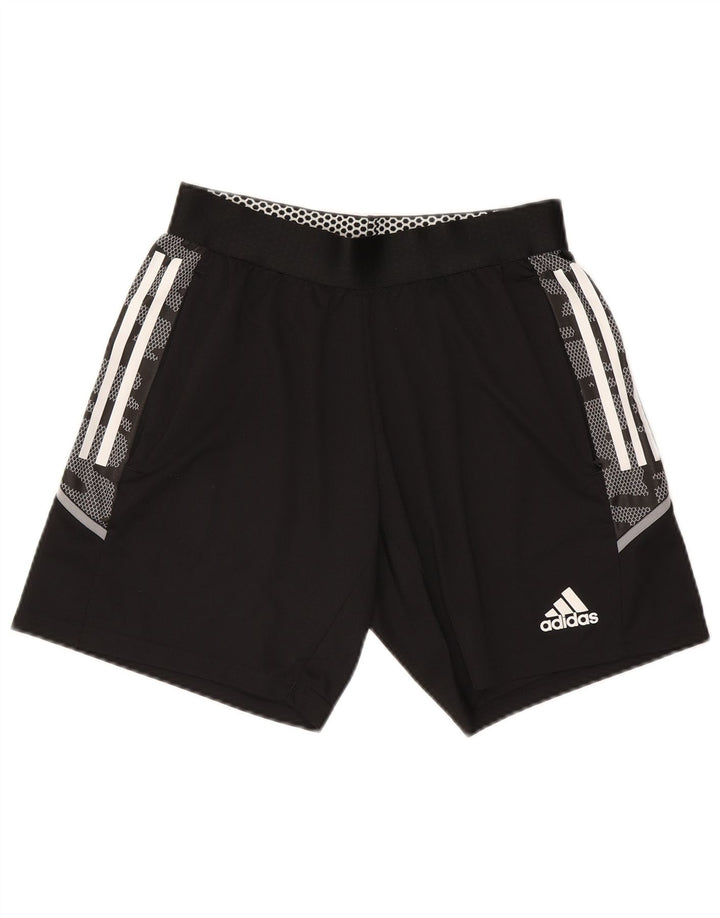 Adidas Short de sport pour homme en polyester camouflage noir moyen