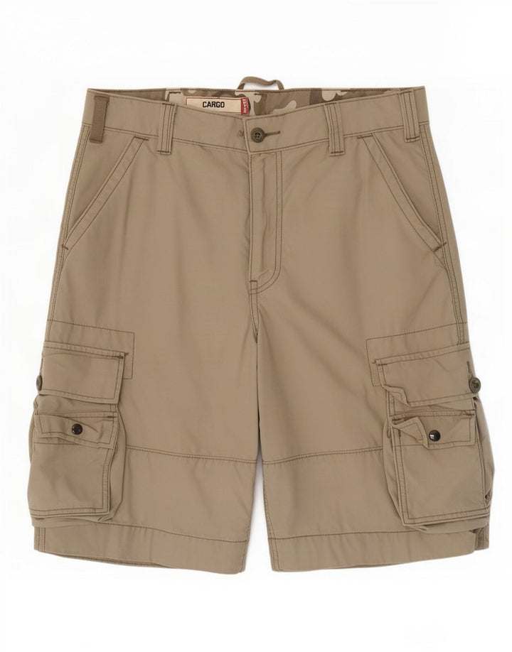 Levi's Short Cargo Homme Medium W32 Kaki Coton