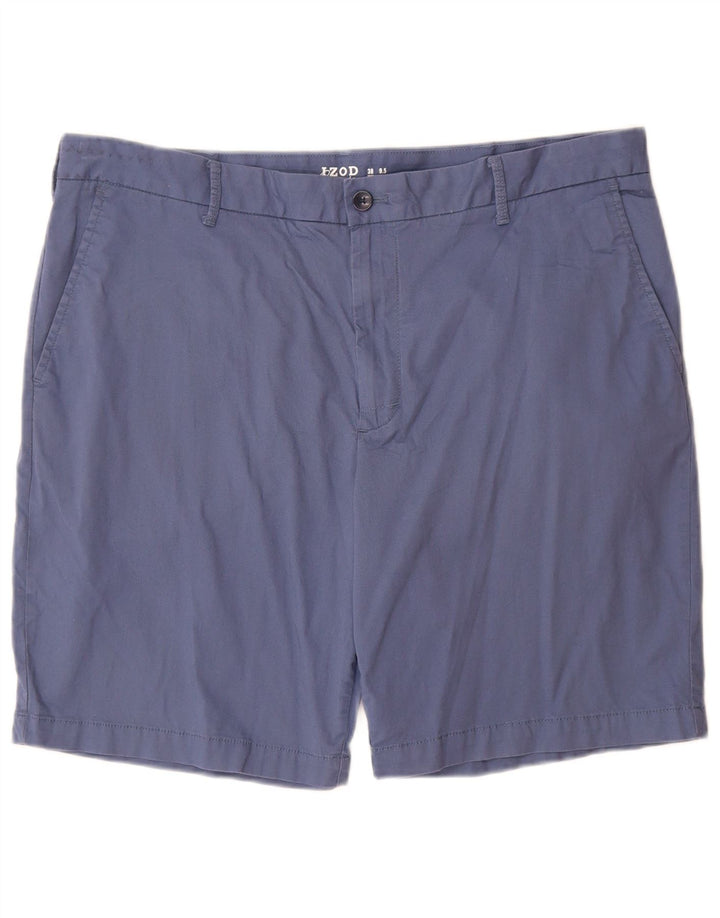 IZOD Short Chino Homme Eau Salée W38 XL Bleu Coton