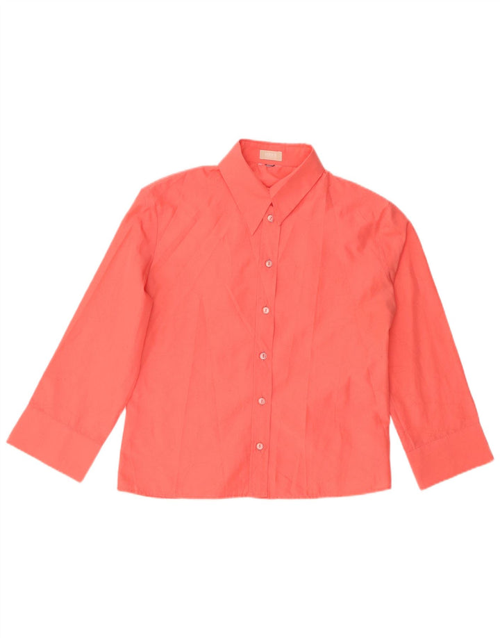 Versace Chemisier à manches 3/4 pour femme UK 14 Rose moyen