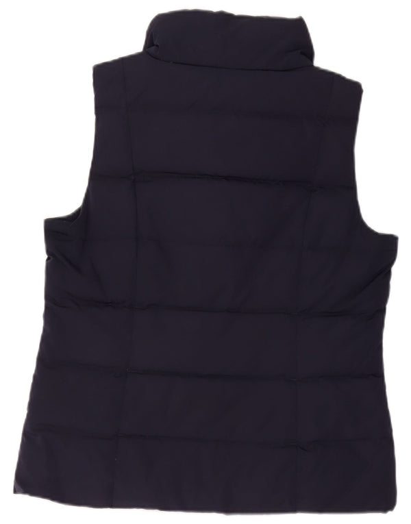 Monsoon Gilet rembourré pour femme UK 14 Medium Bleu marine Polyester